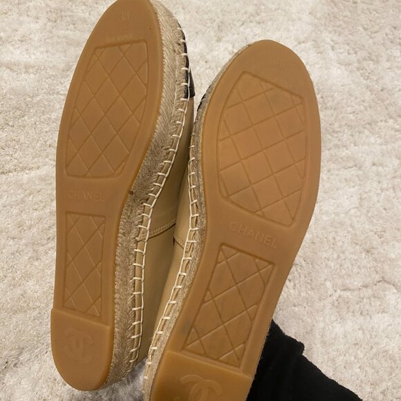 Chanel Lambskin Espadrilles - Picture 6 of 7